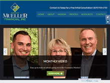 Tablet Screenshot of muellerfinancialservices.com